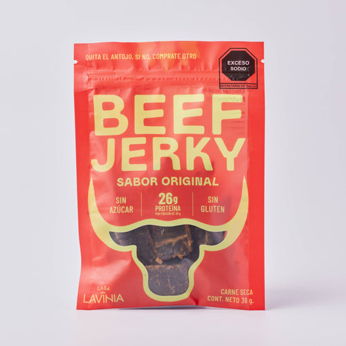 10 Pack. Beef Jerky. Sabor Original 38gr